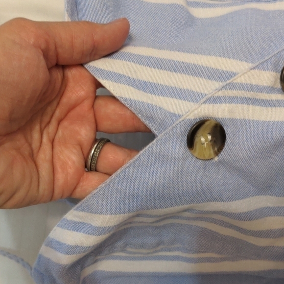 𝅺japna Cotton/linen blend romper size small - Picture 9 of 10